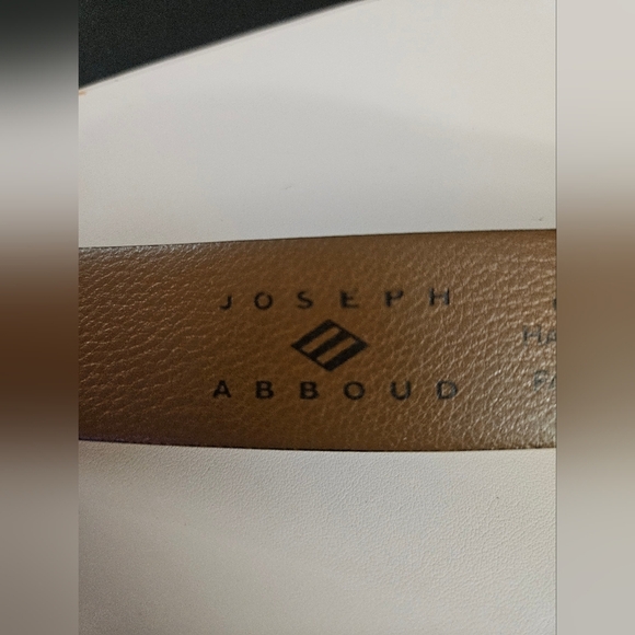 Joseph Abboud Genuine Leather Belt Handcrafted in Italy Mens 38/95 - Picture 5 of 5